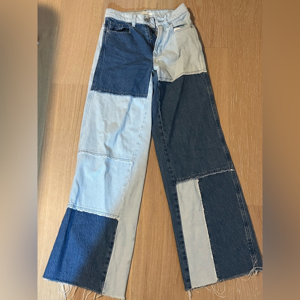 PacSun color block jeans
